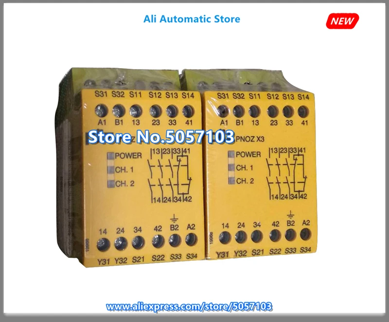 PNOZ New Original Safety Relay X3 774318 230V X3 774310 24V X3 774314 110V X3P 777310 24V X4 774730 24V X4 774738 230V X3P 77731