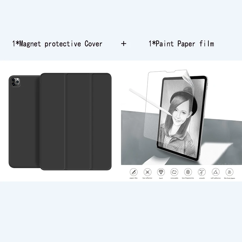 Складной кожаный чехол EGYAL для iPad Pro 12.9 и 11, iPad Air 5 — фото товара