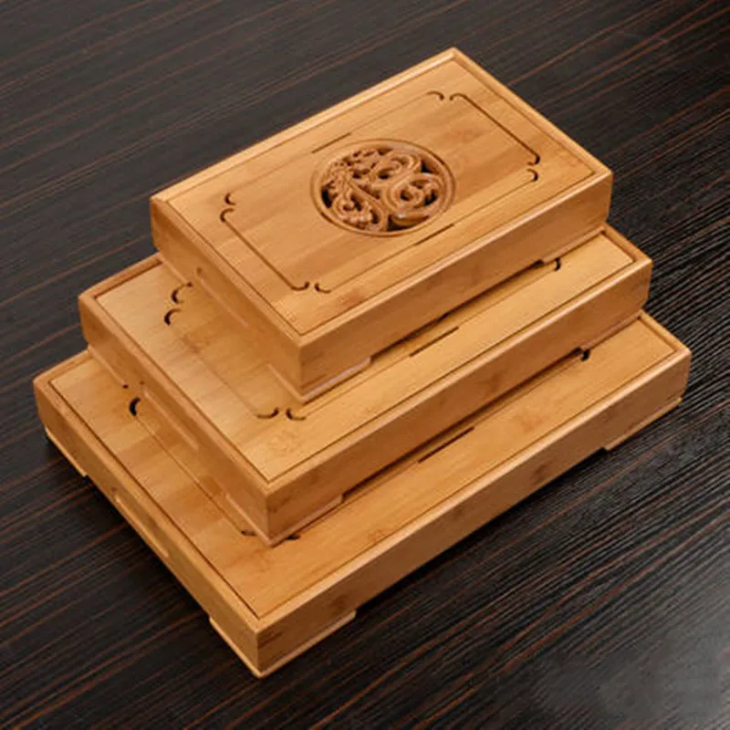 

Solid Wood Tea Tray, Household Tea Set, Tea Table, Water Storage Tray, Chines Tea Tools