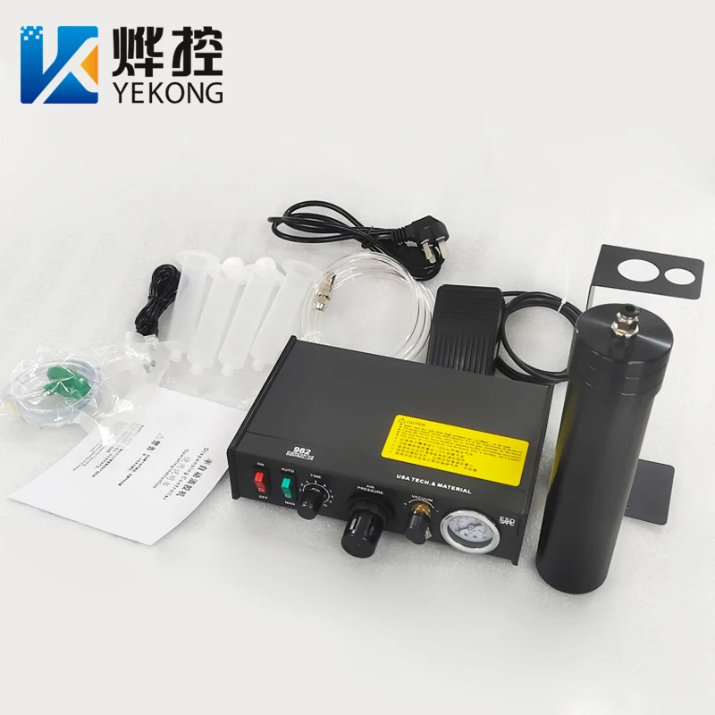 300CC Automatic Silicone Tube Dispenser Pneumatic 330ml Silicon Sleeve Adhesive Glue Dispenser Manual Glue Dispensing Machine