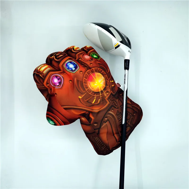 Diamond Look The Fist Golf Driver Headcover 460cc Blue Hand Boxing Wood Golf Cover Club Accessory Novelty Great Gift