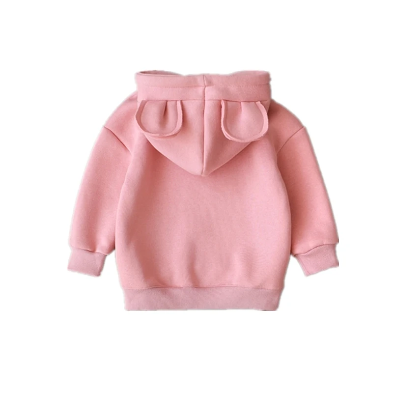 New Spring Autumn Baby Boys Girls Clothes Cotton Hooded Sweatshirt Children Fashion Hoodies Kids Casual Infant Cartoon Clothing