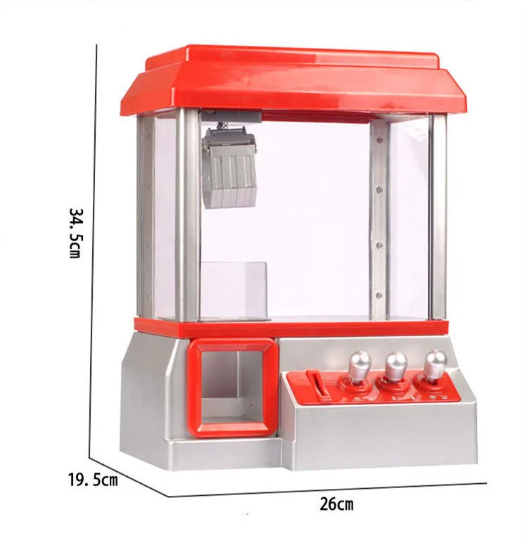 [Lustige] Die Elektronische Klaue Spiel spielzeug greifen win candy gum und kleine spielzeug konsole licht & musik Setzen in die MÜNZEN candy arcade geschenk