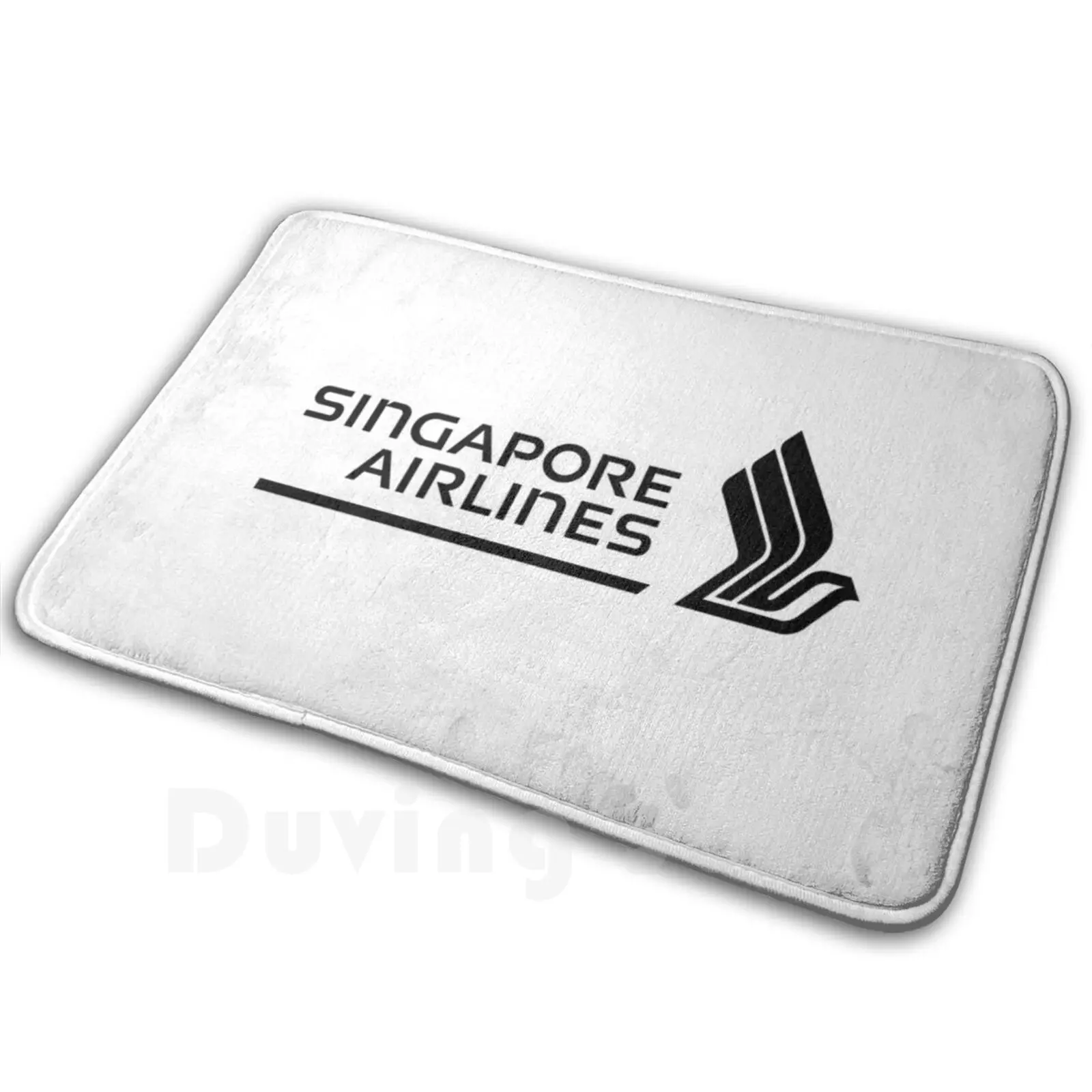 Singapore Carpet Mat Rug Cushion Soft Singapore Aviation Jet Plane Pilot Captain Stripes Airways Boeing Airbus