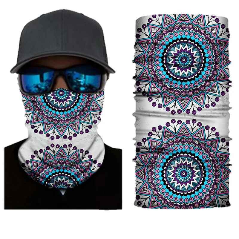 Neck Warmer Magic Bicycle 3D Magic Design Tubular Seamless Bandanas For Men Scarf Cycling Face Mask Women Scarves Headband