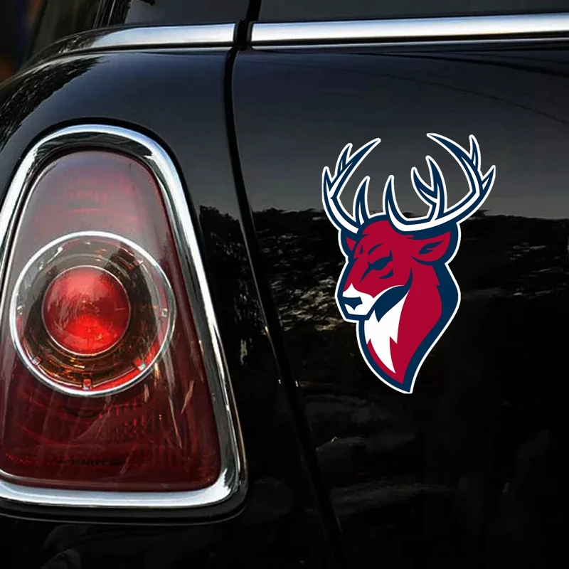 A0328# 13cm/17cm Self-Adhesive Decal For Deer Car Sticker Waterproof Auto Decors on Bumper Rear Window Laptop