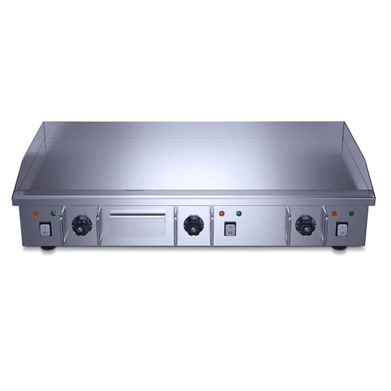 Peralatan Nasi Goreng Wajan Listrik Mie Dingin Panggang Diperpanjang Teppanyaki Besar Teppanyaki Komersial