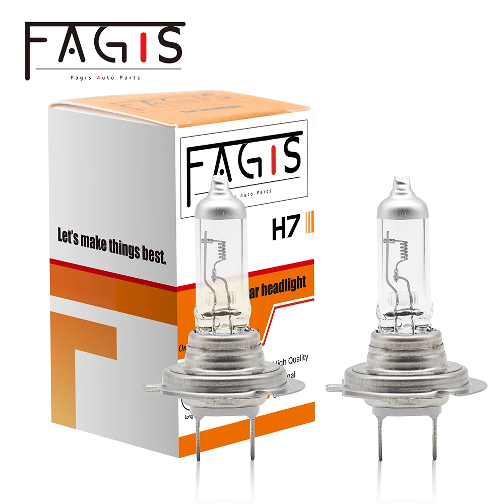 

Fagis 2 PCS H7 24V 70W Truck Lights Clear Car Headlights Auto Lights Halogen Bulb Low Beam Lights Car Lamps