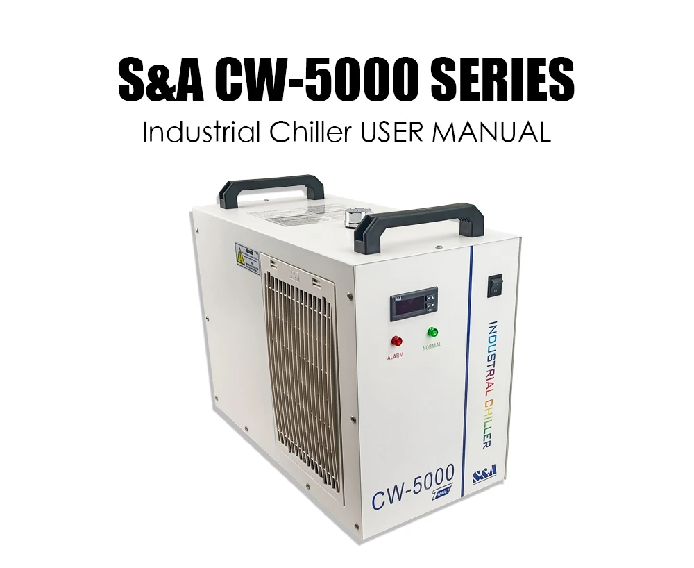 

S&A Teyu CW5000 Industrial factory price Industrial CW5000 Water Chiller for CO2 Laser Engraving Cutting Machine ZuRong