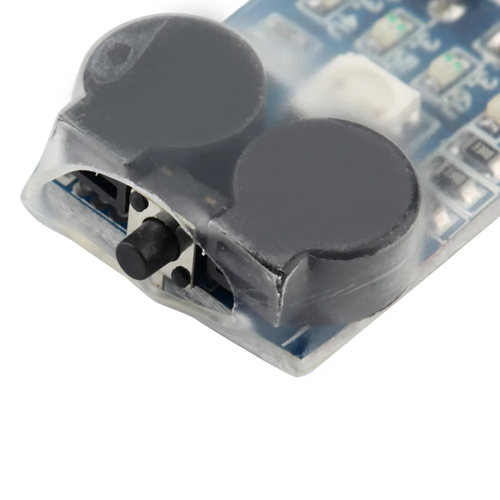 جهاز قياس الجهد الكهربائي لبطارية ليبو RC من 2-6S جهاز اختبار 3 في 1 جهاز إنذار فقدان الإشارة وطائرة مكتشف وفولطية منخفضة