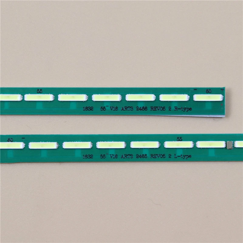 LED Array Bars For LG 55UH671V 55UH676V 55UH668V LED Backlight Strips Matrix Kit LED Lamps Lens Bands 55