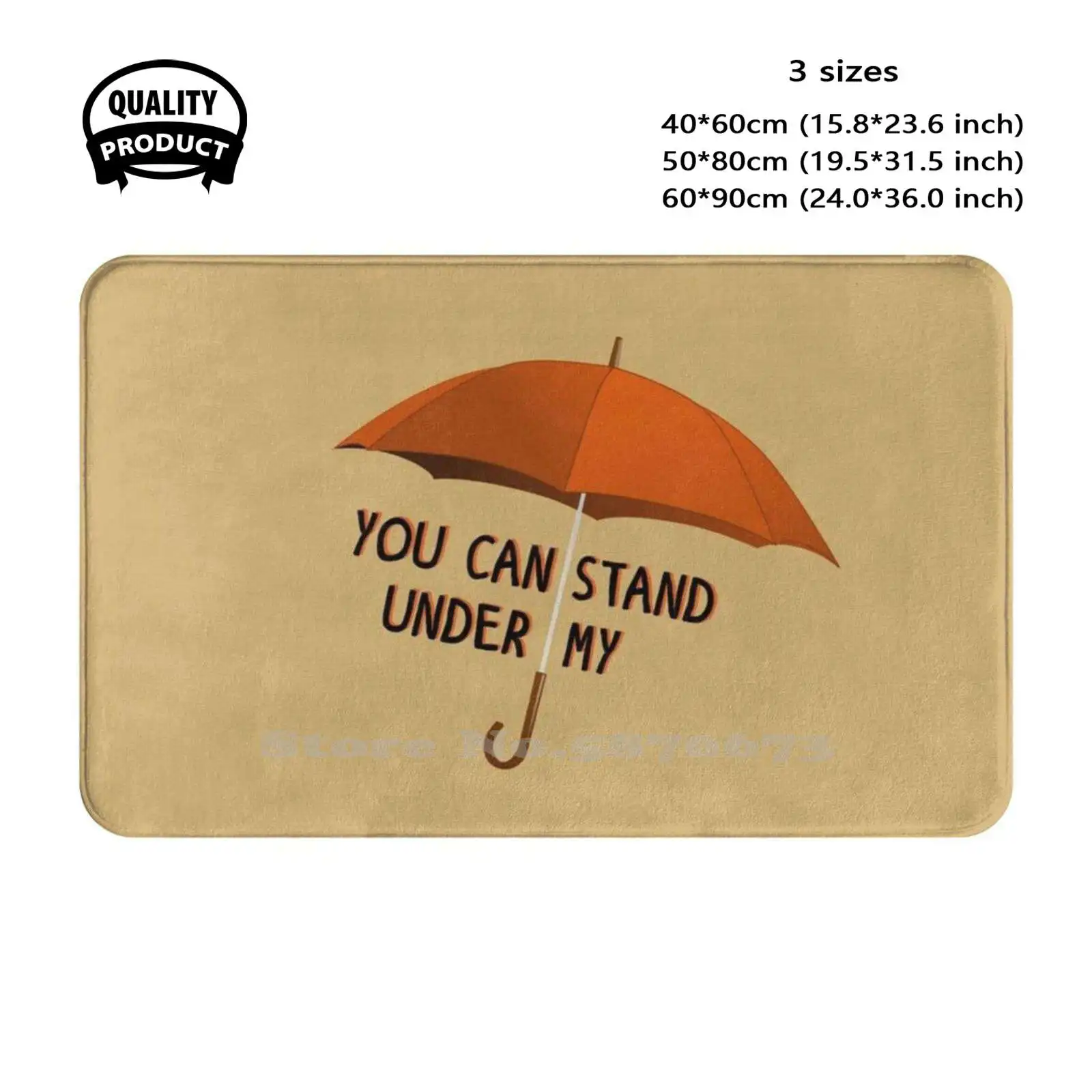 You Can Stand Under My Umbrella-Design Soft Cushion Home Carpet Door Mat Car Rug Riri Umbrella Jay Z Music Rap Beyonce Hip Hop