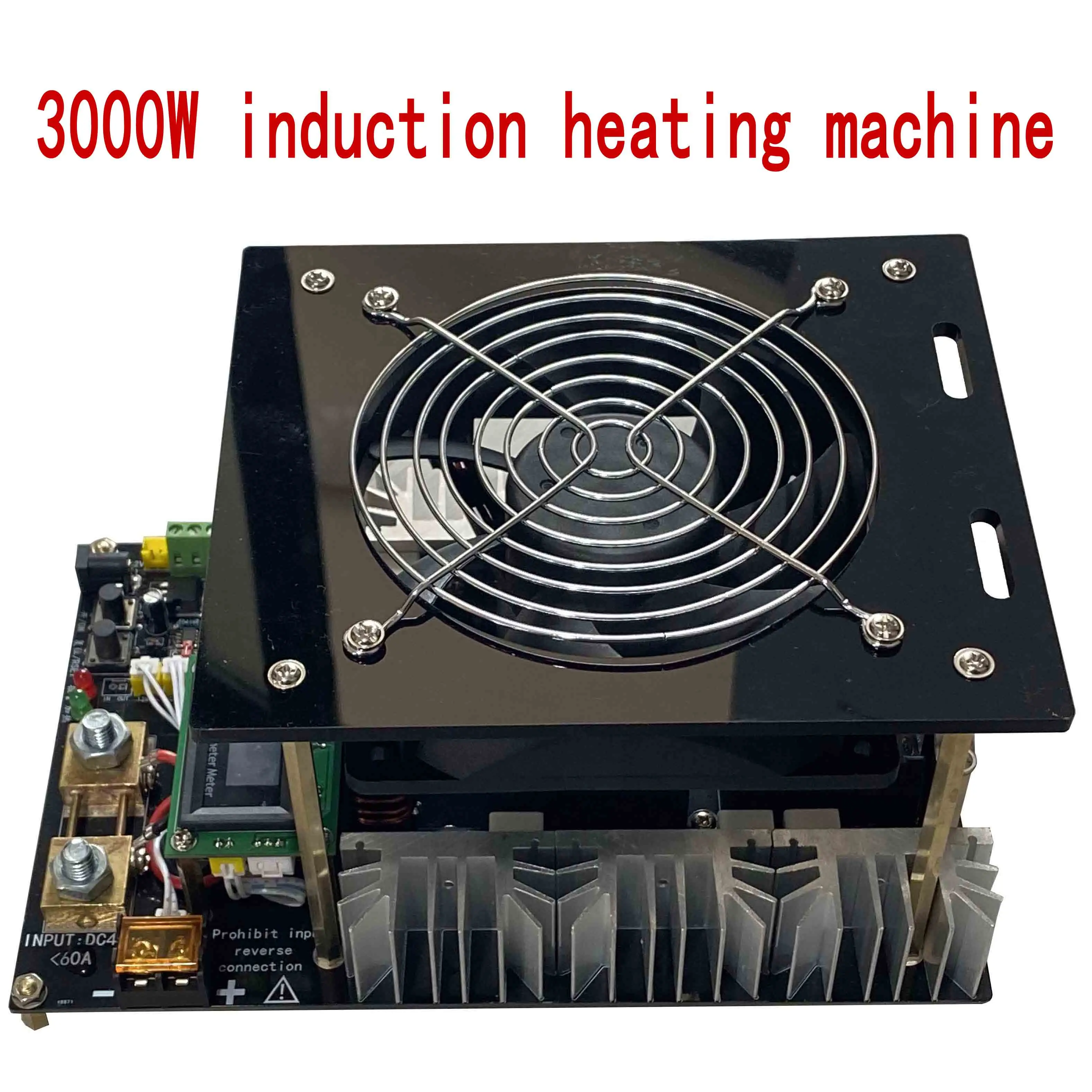 

New 3000W intelligent induction heating machine ZVS DC48V 60Awith power supply overload protection water shortage protection