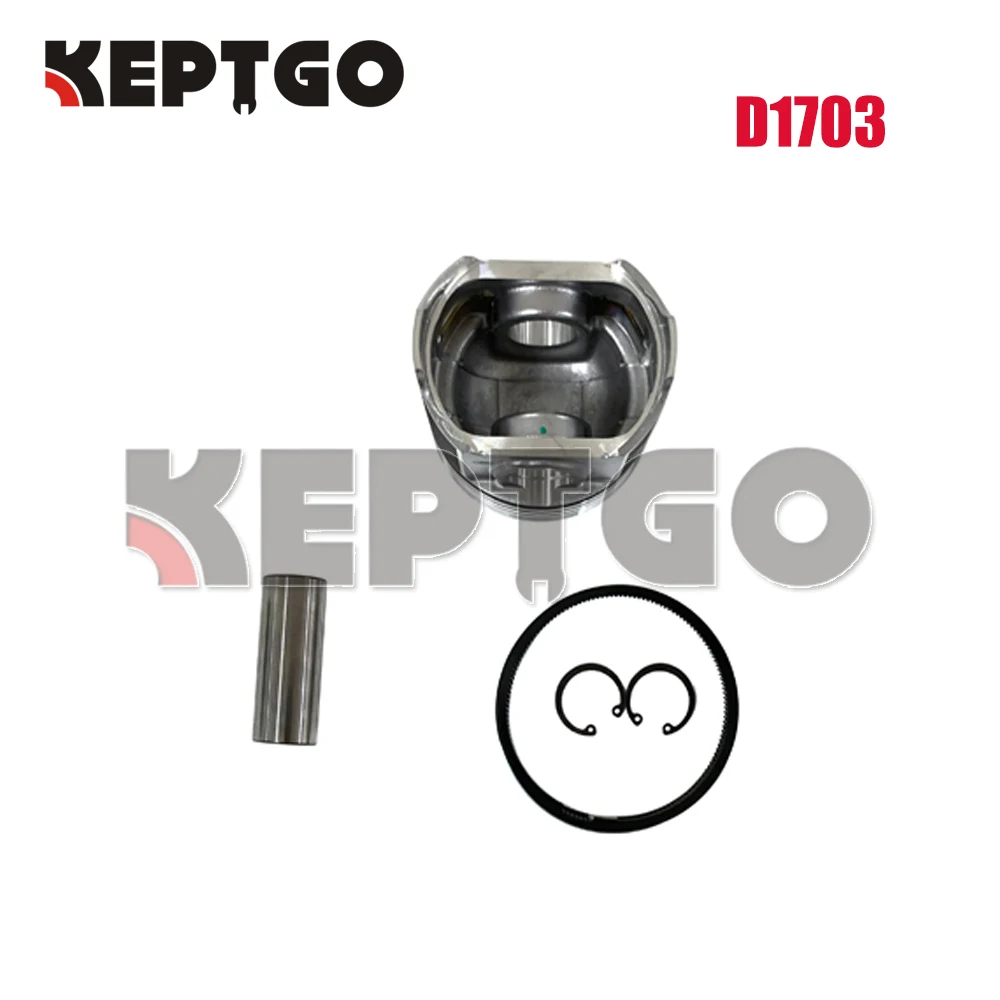 New D1703 Piston & Rings STD For Kubota