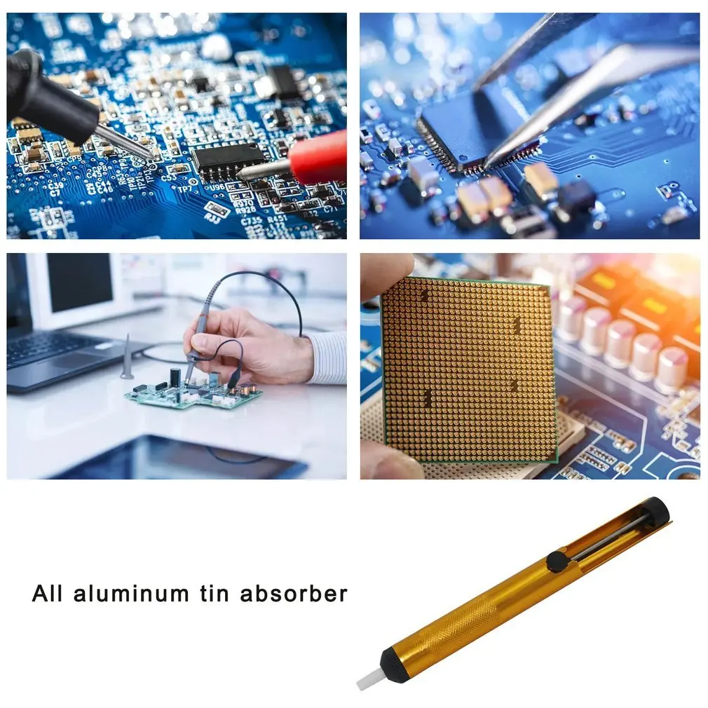 Desoldering ปั๊มดูด Soldering Sucker ปากกาสูญญากาศเครื่องมือกำจัด Desolder เหล็กมือเครื่องมือ