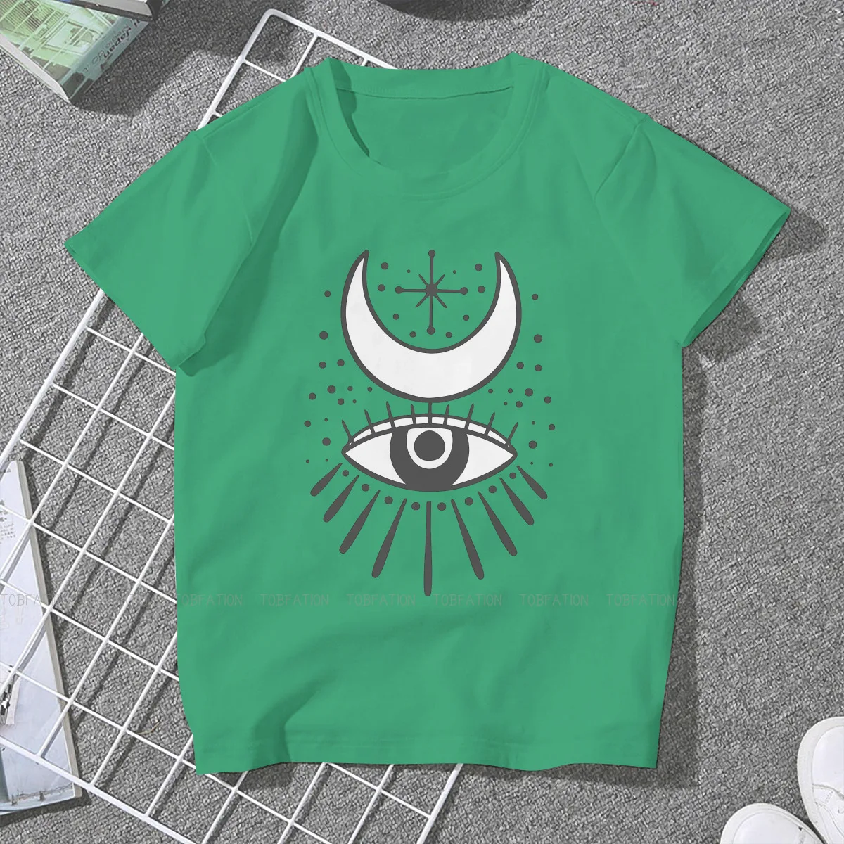 All Seeing Evil Eye Hipster TShirts Egyptian Eye Of Horus Ankh Girl Harajuku Fabric Tops T Shirt O Neck Oversized 5XL