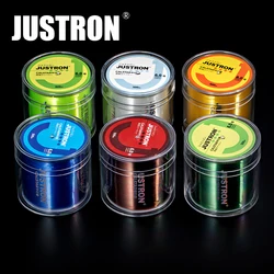 JUSTRON 500m Nylon Fishing Line Monofilament Super Strong Fishing Line Japan 2-35LB Fluorocarbon Carp Fishing Line pesca