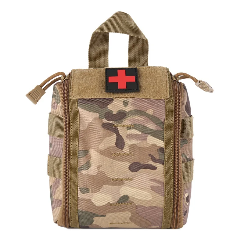 

Outdoor First Aid Kit Army Camouflage Hiking Climbing Medical Package Big Capacity Medical Supplies Storage survival kit Bag