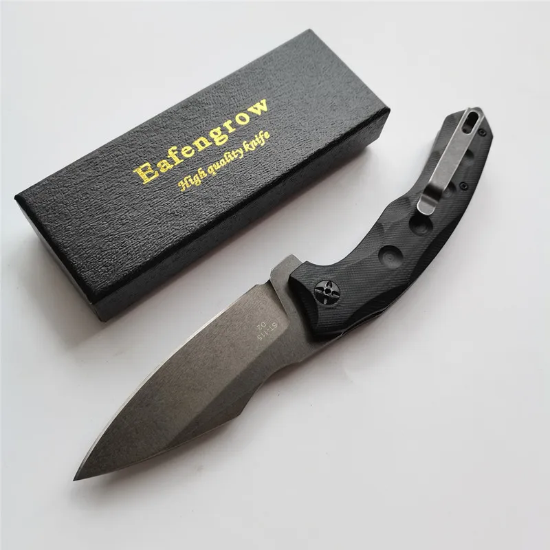 Eafengrow Sitivien ST115 Folding Real D2 Blade G10 Pocket Survival Hunting Tactical Outdoor Camping Kitchen New Rescue EDC Knife