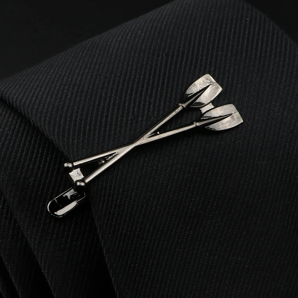 2022 Gold Silver Color Chrome Stainless Tie Clips Ax Car Shovel Metal Tie Clip F or Men Tie Bar Necktie Clips Pin Jewelry Decor