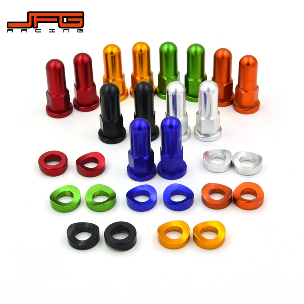 Motorcycle Rim Lock Nuts Bolts Spacer Valve Cap For HONDA CRF 250R 450R 250X 450X 250 450 450RX 250RX CR 125 250 CR250 Dirt Bike