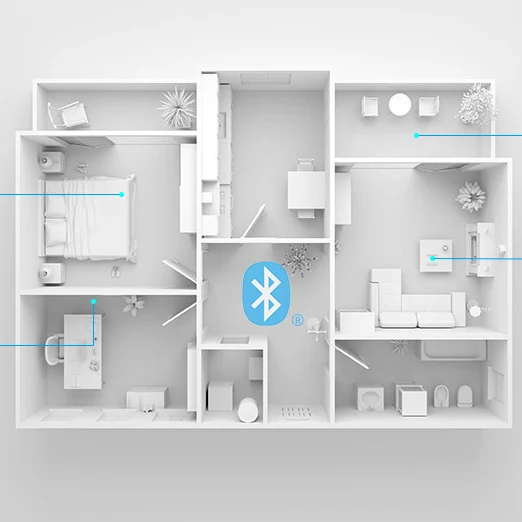 Imagem -04 - Mijia-smart Bluetooth Led Mesh Downlight Controlado por Voz Controle Remoto Ajustar a Cor Lâmpada de Temperatura