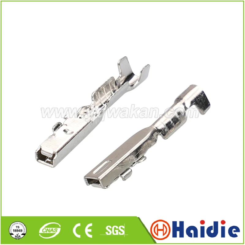 

50pcs terminal for auto connector, loose crimp terminals DJ622-F1.2A