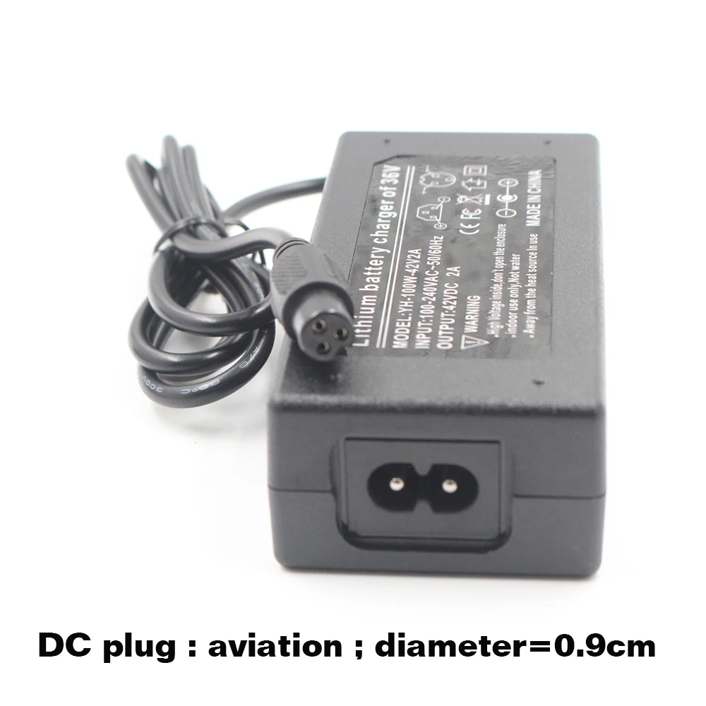 42V 2A Adapter 42V2A Charger Universal Battery Charger for 36V2A Electric Power  5521 3PIN MIJIA XLR EU/US Plug