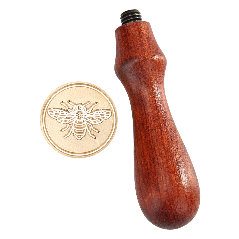 Retro Wax Seal แสตมป์โบราณไม้ขี้ผึ้งซีล Scrapbooking แสตมป์ DIY ซองจดหมายแสตมป์ Craft งานแต่งงานตกแต่ง