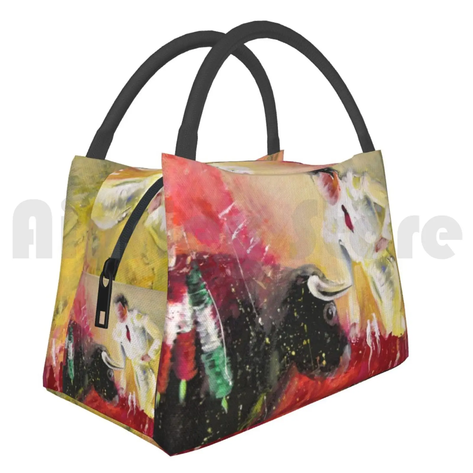 

Cooler Lunch Bag Picnic Bag 2011 Toro Acrylics 03 Culture Spain Fiesta Tradition Animals Bulls Bullfight Corrida