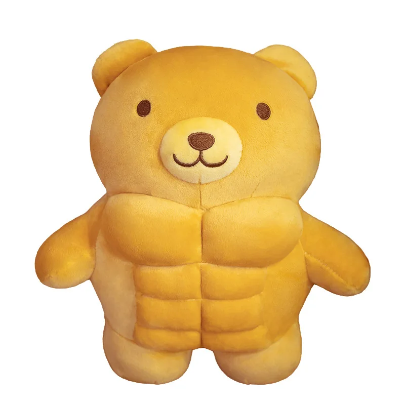 

Cute Bread Big Muscle Bear Muscle Lion Muscle Pig Doll Boyfriend Healing Pillow Girlfriend Birthday Gift