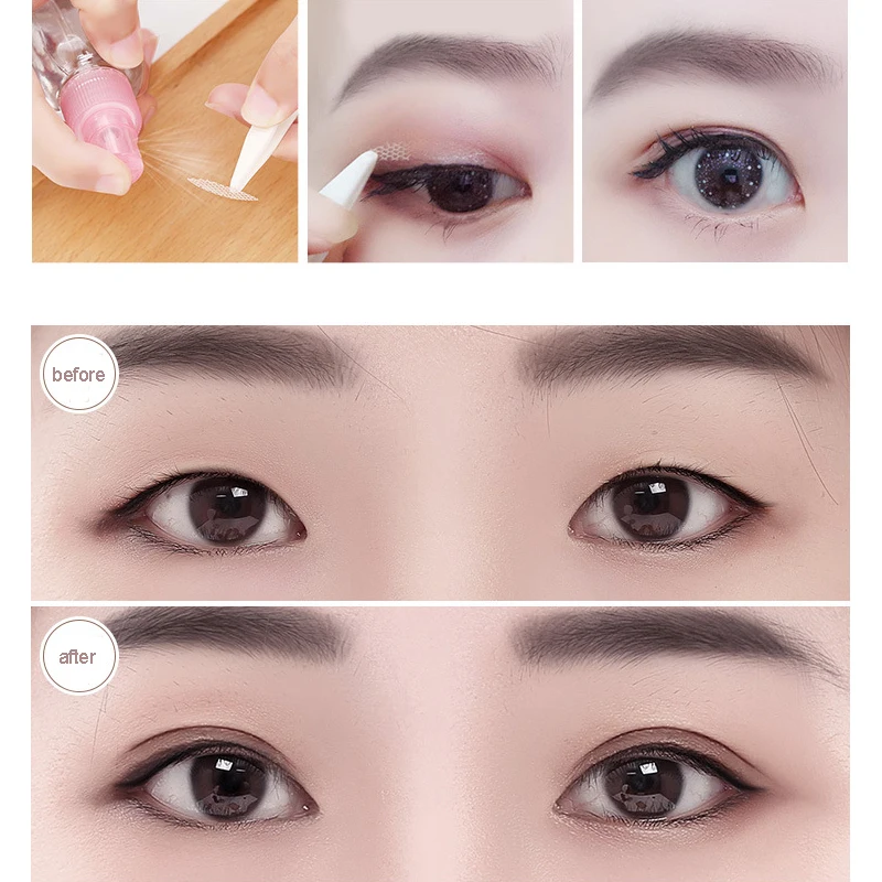 600/360 Pcs Makeup Eyelid Sticker Invisible Fold Paste Adhesive Stripe L/M Big Eyes Waterproof Double Eyelid Tape Make Up Tools