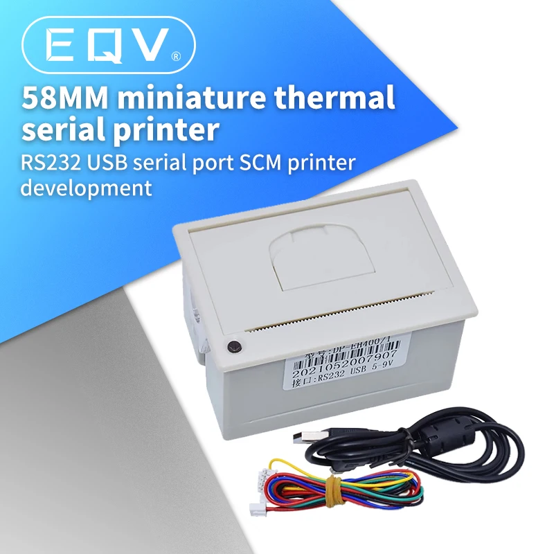 Receipt Thermal Printer 58mm Super Mini Embedded Low Noise Optional USB Port Printer Thermal