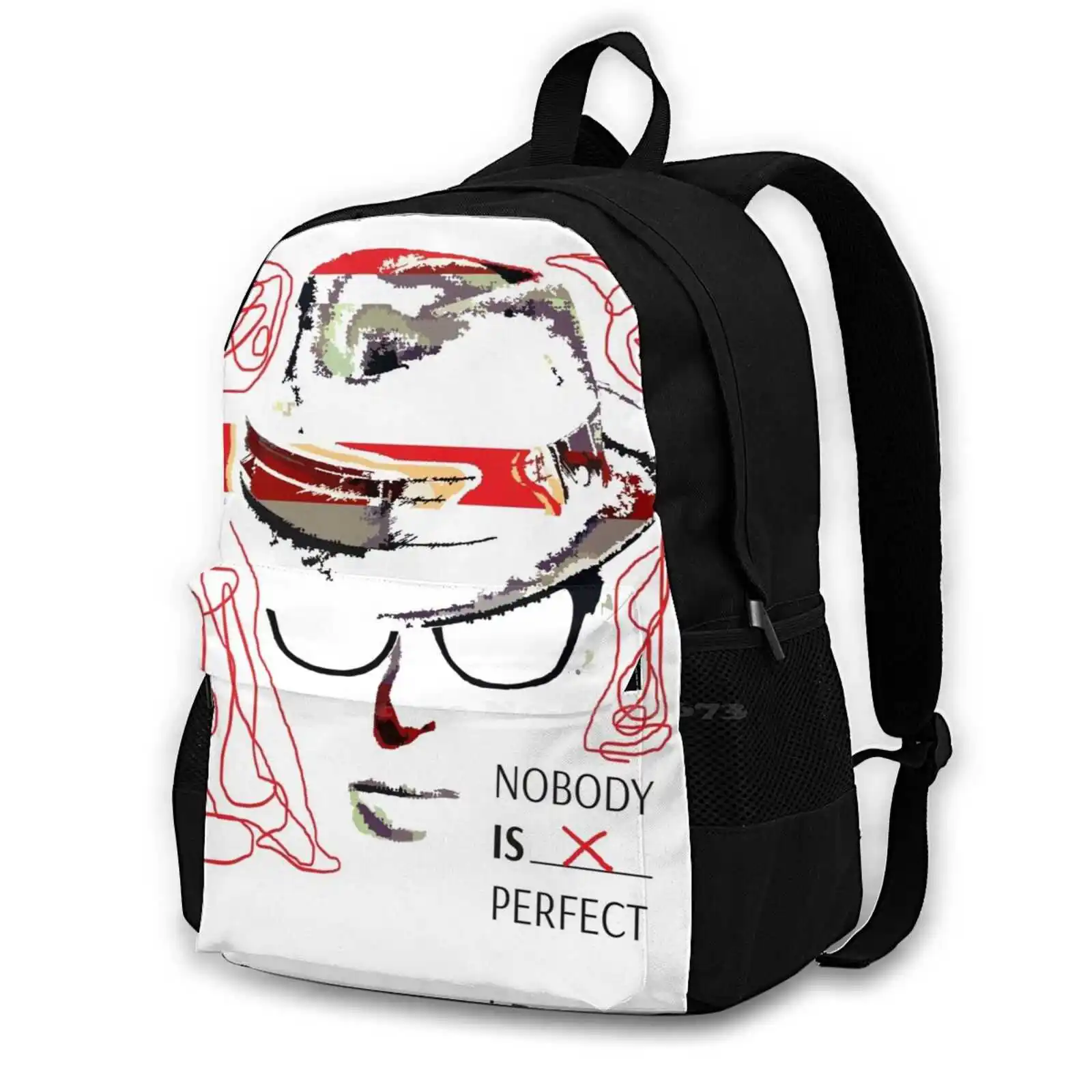 Agent Rucksack Knapsack Storage Bag Backpack Agent Anonysmus Hacker Nobody Mann Boy Young Sunglasses Cool Trend New Hut Popular