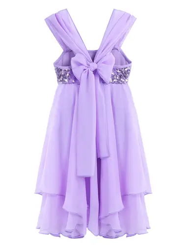 Tulle Princess Ball Gown Teens Ballerina Leotard Dress Kids Girls Gymnastics Ballet Tutu Sequins Top Chiffon Dress Dance Wear - Image 3