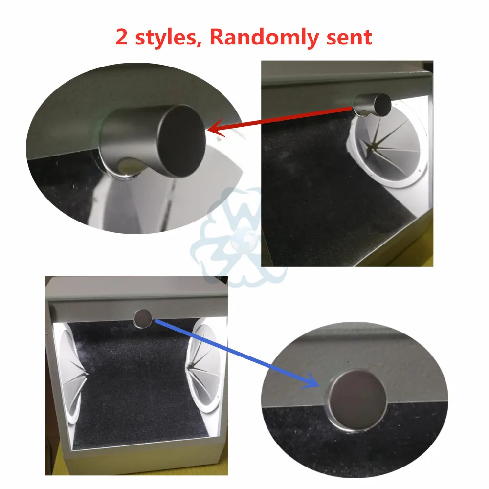 Good quality Dental Grinding Polishing Box Lapping Protector Sandblasting Dust-proof Case Dental Sandblaster Dust Collector