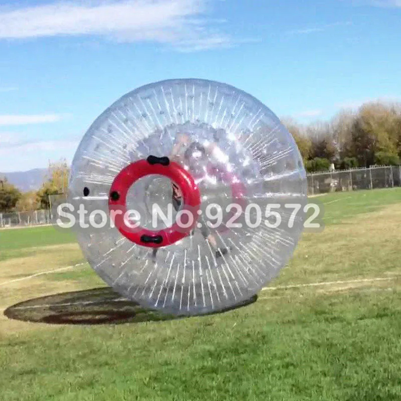 Factory Customize! Dia 3M Exciting Down Hill Zorb Balls Inflatable Land Zorbing Ball Blue Inflatable Zorb Ball