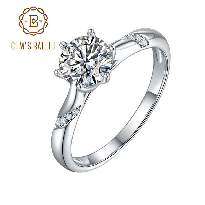 gem's-ballet-925-sterling-silver-classic-6-prong-round-moissanite-ring-1ct-05ct-d-color-lab-diamond-anniversary-ring-for-women