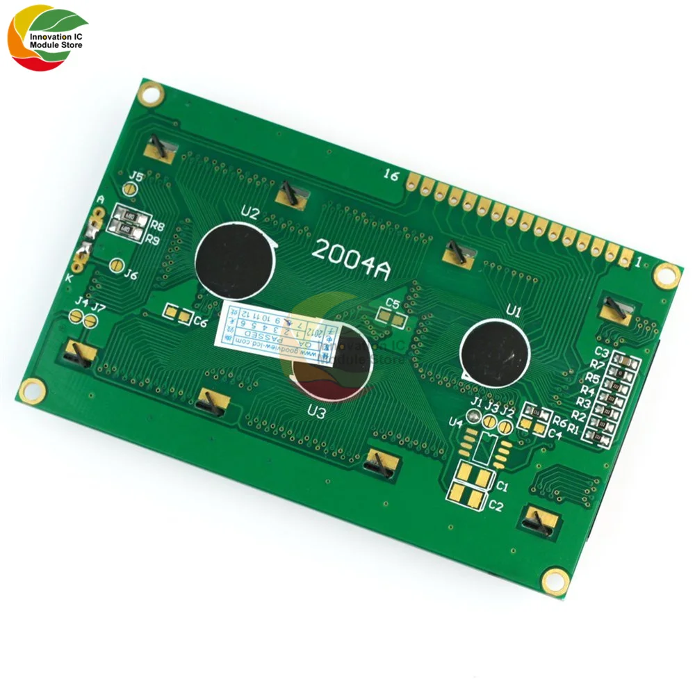 Blue Yellow Green Backlight LCD Module Display Monitor LCD2004 2004 20*4 20X4 DC 3.3V/5V Character Screen Board