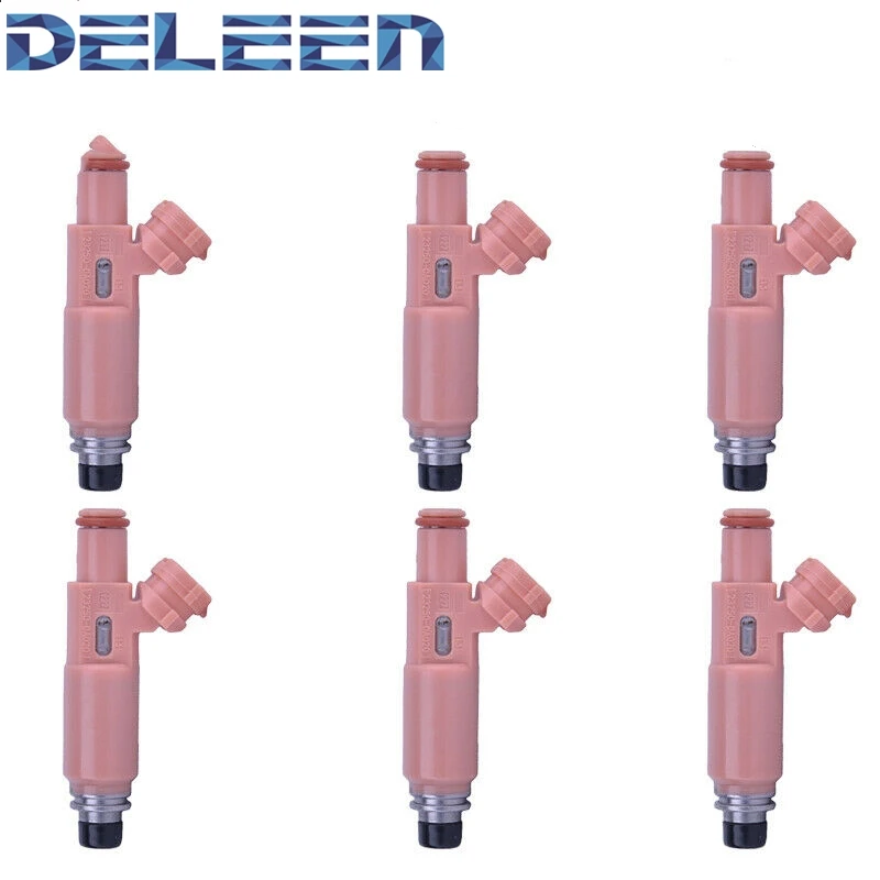 

Deleen 6x High impedance Fuel Injector 23250-20030 For Toyota Car Accessories