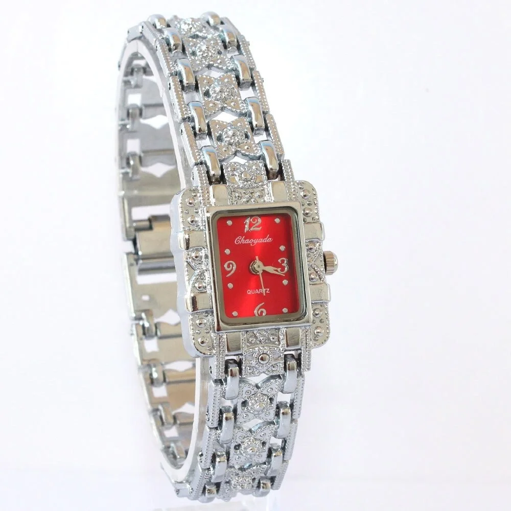 Relógio de pulso com borboleta, relógio analógico de quartzo para mulheres, de aço inoxidável, da moda, vazado, presente