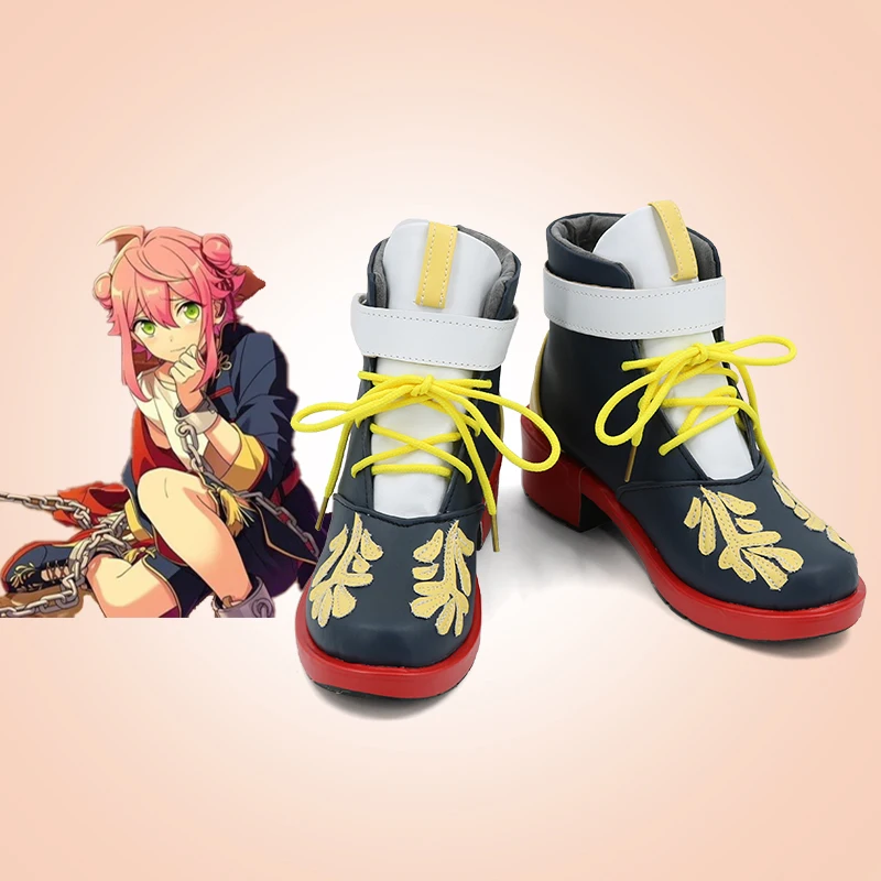 Ensemble Stars Himemiya Tori scarpe Cosplay ragazze adulte Cos Prop scarpe alte puntelli Costume accessori per costumi da donna di Halloween