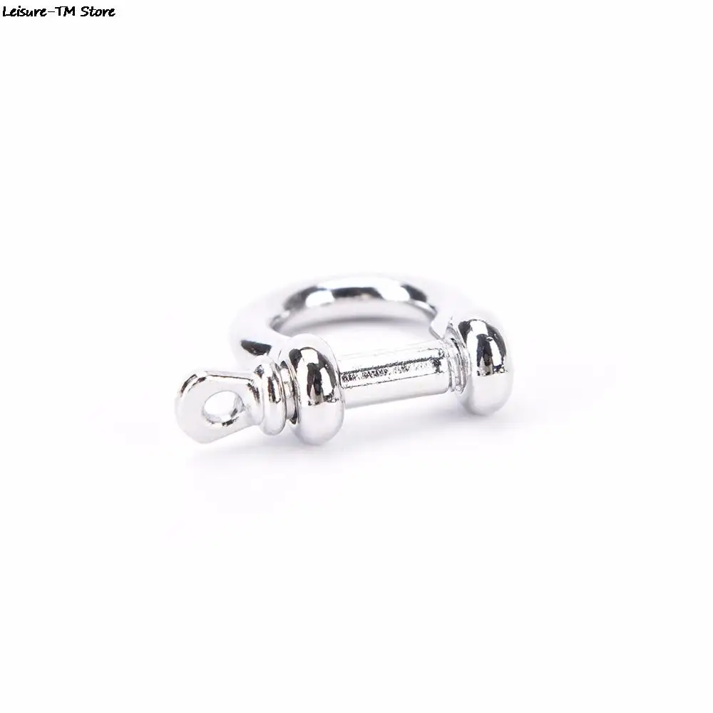 10Pcs/lot Stainless Steel O-Shaped Shackle Buckle Anchor Shackle Screw Pin for Paracord Outdoor Camping Survival Rope Bracelets