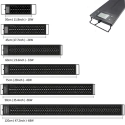 48-52inch IP65 Aquarium Led Lighting For planted Coral Reef led light  Light Aquarium Leds Dimmer