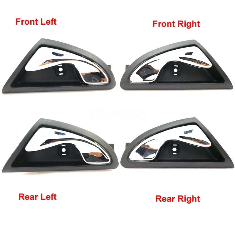 4 seite Chrome Innen Tür Griffe für JAC J3 Turin 2009 ~ 2015 Auto Styling JAC