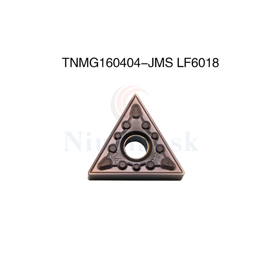 10pcs TNMG160404 TNMG160408 MM MQ HS JMS LF6018 CNC lathe tool Carbide turning Inserts External cutting tool,for Stainless Steel