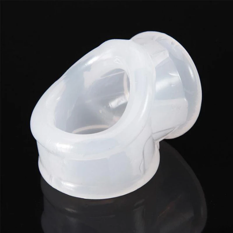 Super Soft Silicone Penis Ring Delay Ejaculation Ball Scrotum Stretcher Triple Cock Ring Cockring BDSM Sex Toys for Men