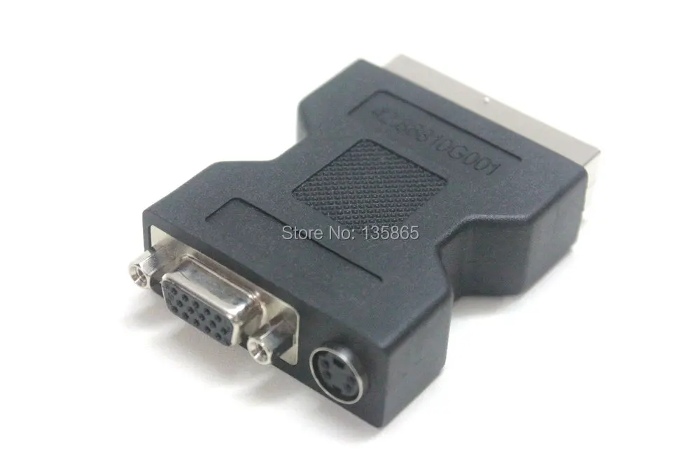 Adapter wideo SCART do VGA i s-adapter do projektora Optoma 42.86810G001 do Optoma HD65 HD700X HD800X HD800XLV