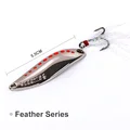 1 pcs Sliver Feather