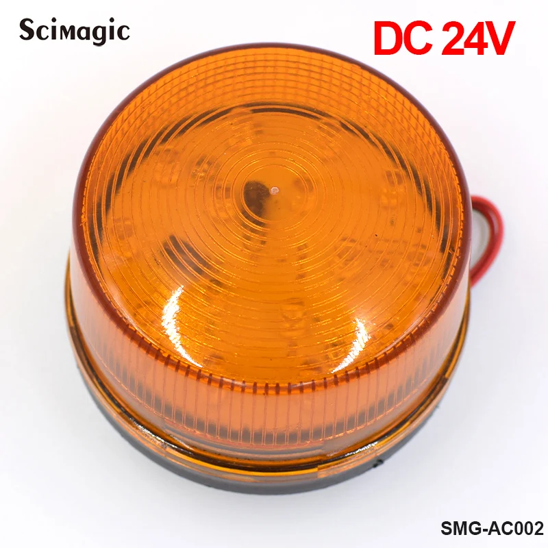 Signal Safety Warning Light LED-DC 12V 24V Indicator Light LED Light Small Flashing Light Safety Alarm